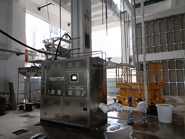 不鏽鋼有機熱載體爐在反應釜蒸餾工藝中的應用
