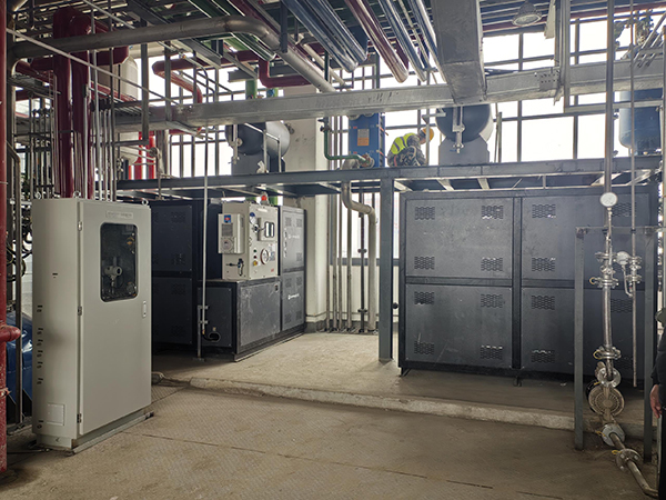 醫藥中間體生產蒸汽換熱反應釜TCU溫控係統